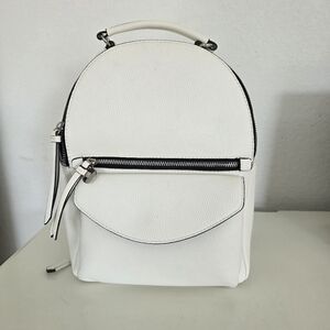 Stradivarius White Small Backpack